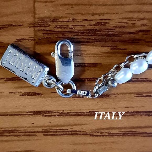 BARONI DESIGNS .925 Sterling Silver, Pearl Double Strand Necklace WEDDING GUEST! - Picture 6 of 10